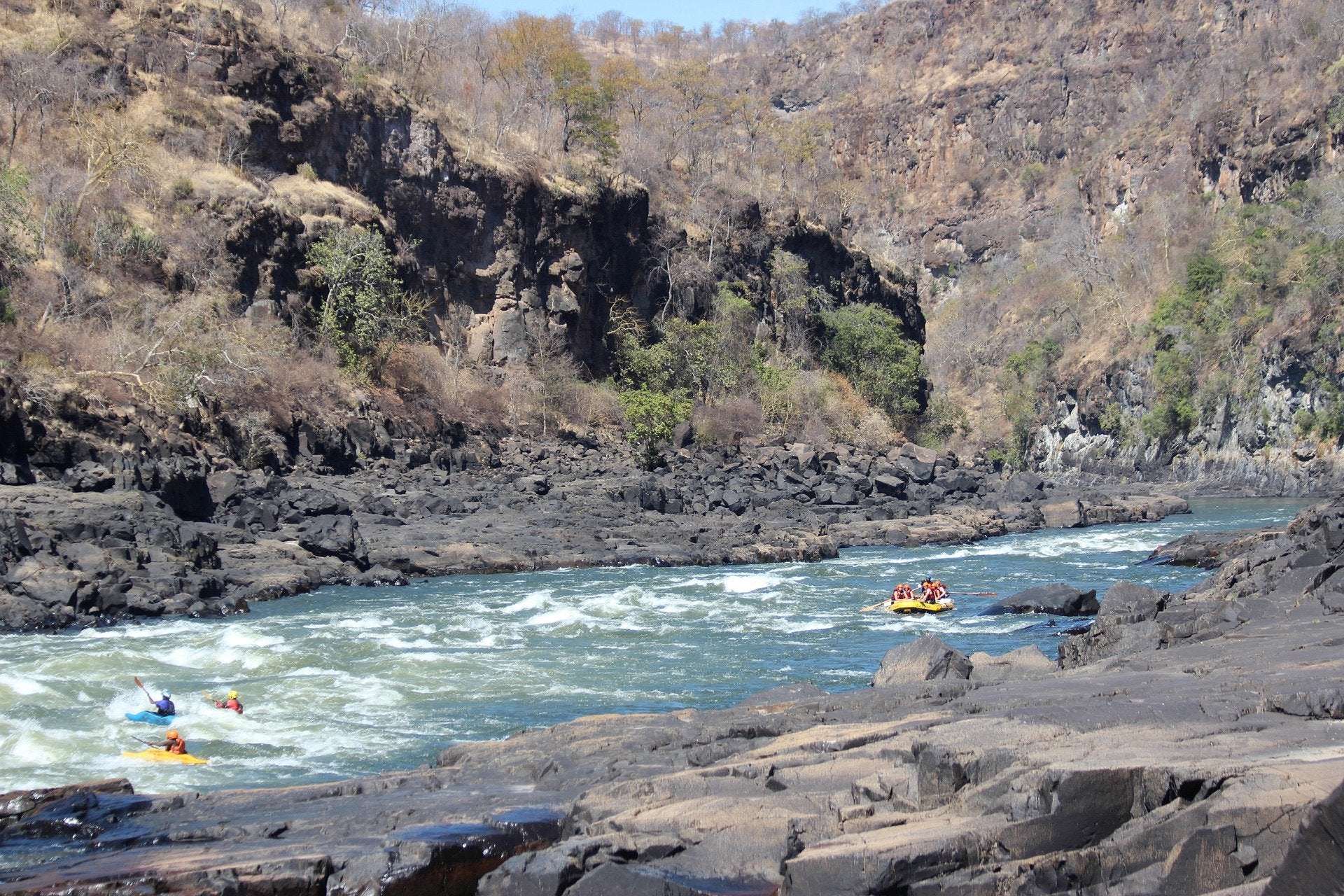 White Water Rafting Victoria Falls